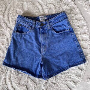 Princess Polly Swalla Shorts Blue Denim Size 4